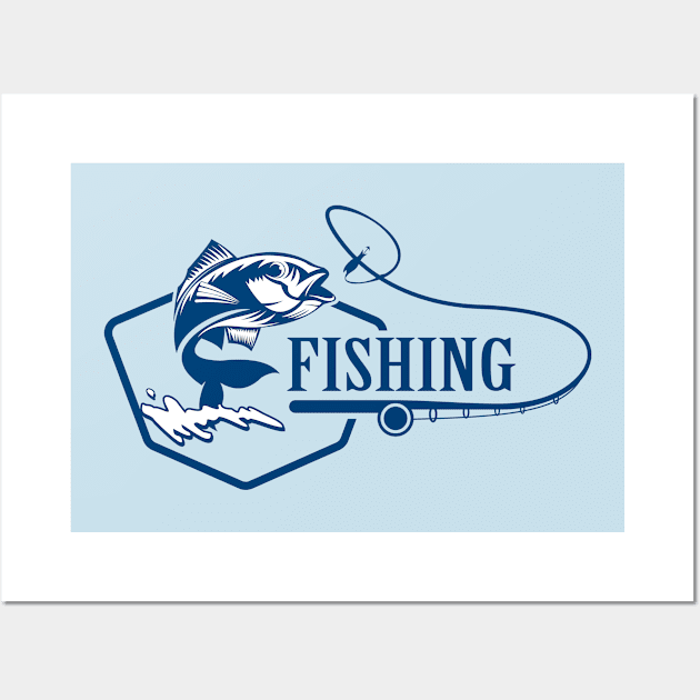 Always fishing Wall Art by TomCage